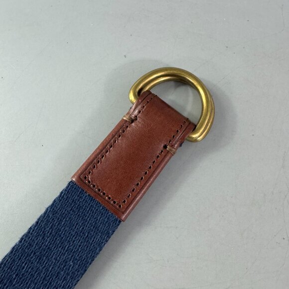 J. Crew D-ring Webbed Belt in Blue, Women's Size M - Picture 7 of 10